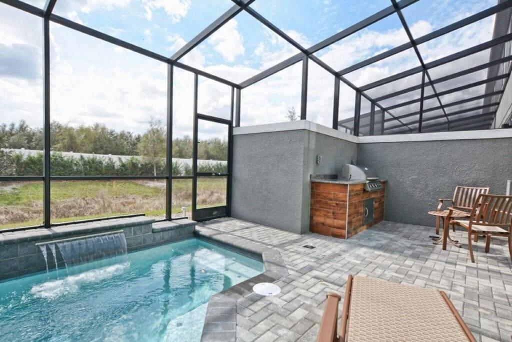 Charming Four Bedrooms Townhome With Private Splash Pool At Le Reve Resort Kissimmee Exterior photo