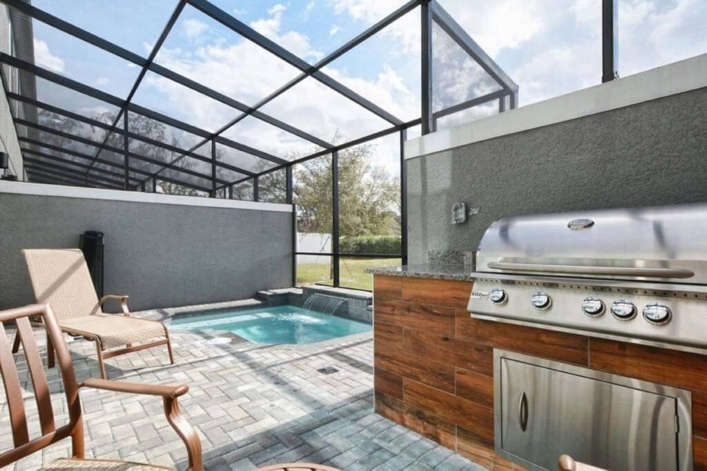 Charming Four Bedrooms Townhome With Private Splash Pool At Le Reve Resort Kissimmee Exterior photo
